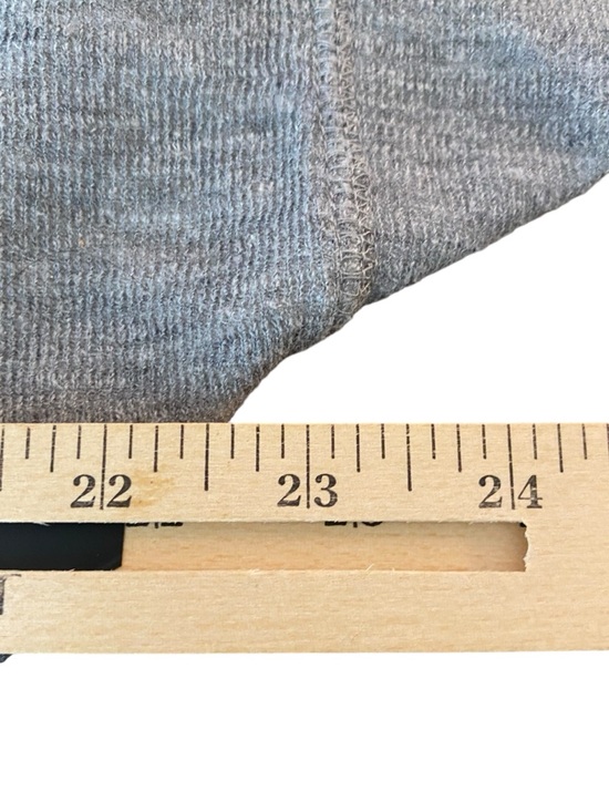 We The Free Free People Gray Zip Shoulder Sweater Top XS Oversized Knit - Picture 7 of 10